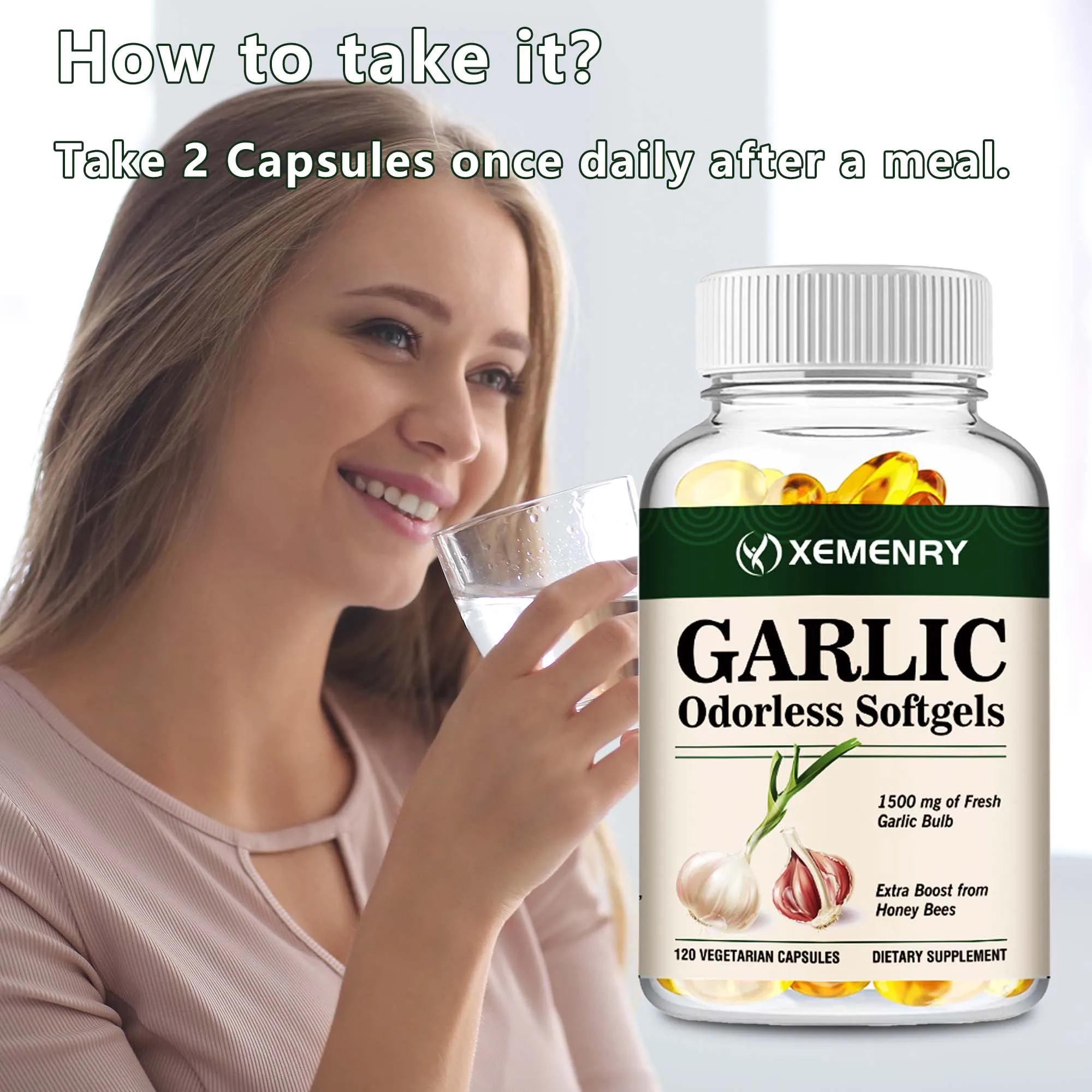 Garlic Extract: Antioxidant supplement that supports the immune system