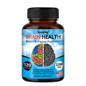 Brain Booster with vitamin B6 and B12 supplement to strengthen memor